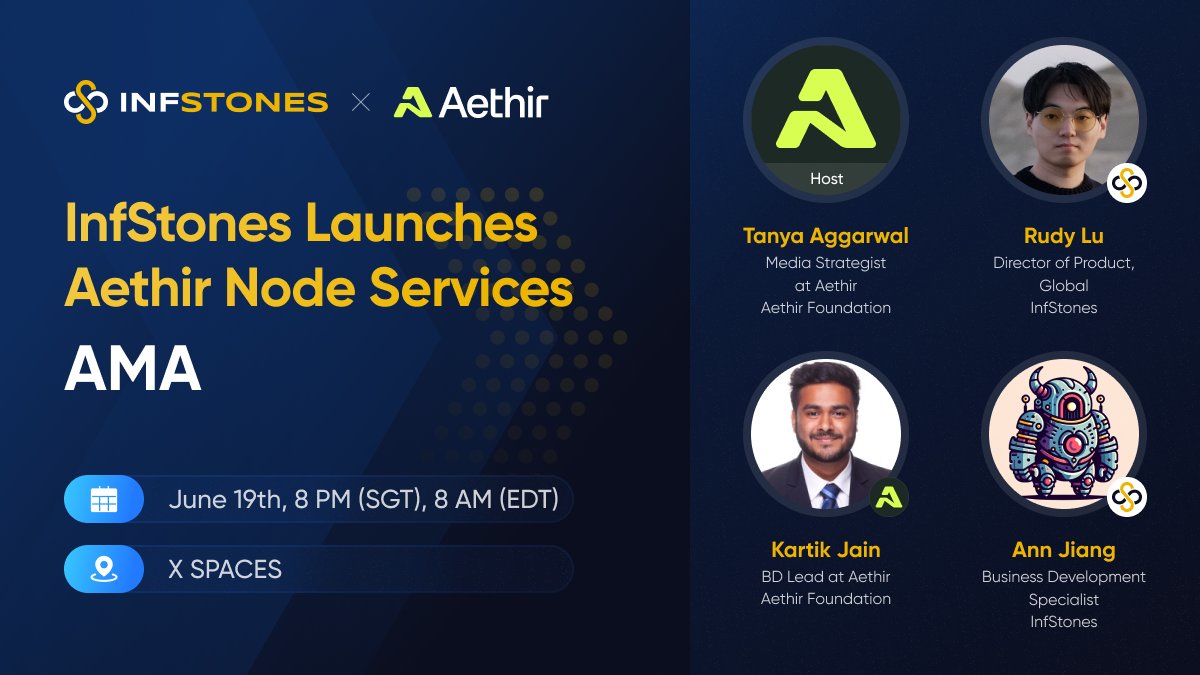 InfStones Launches Aethir Node Services AMA