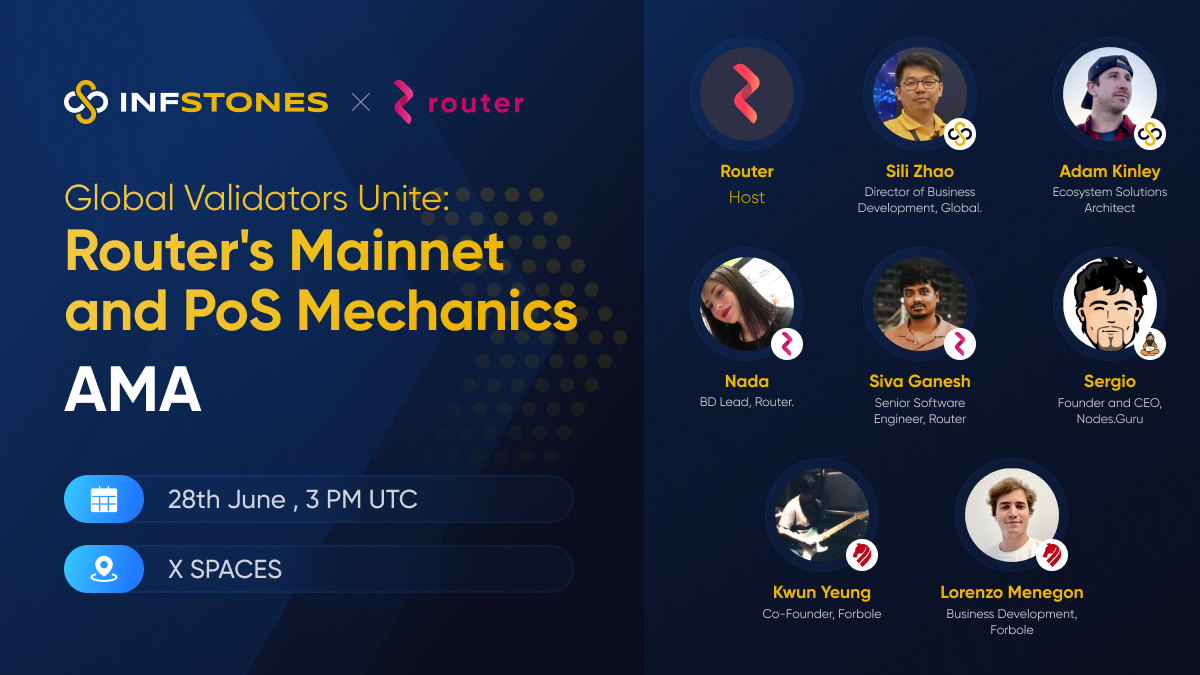 Global Validators Unite: Router's Mainnet and PoS Mechanics AMA