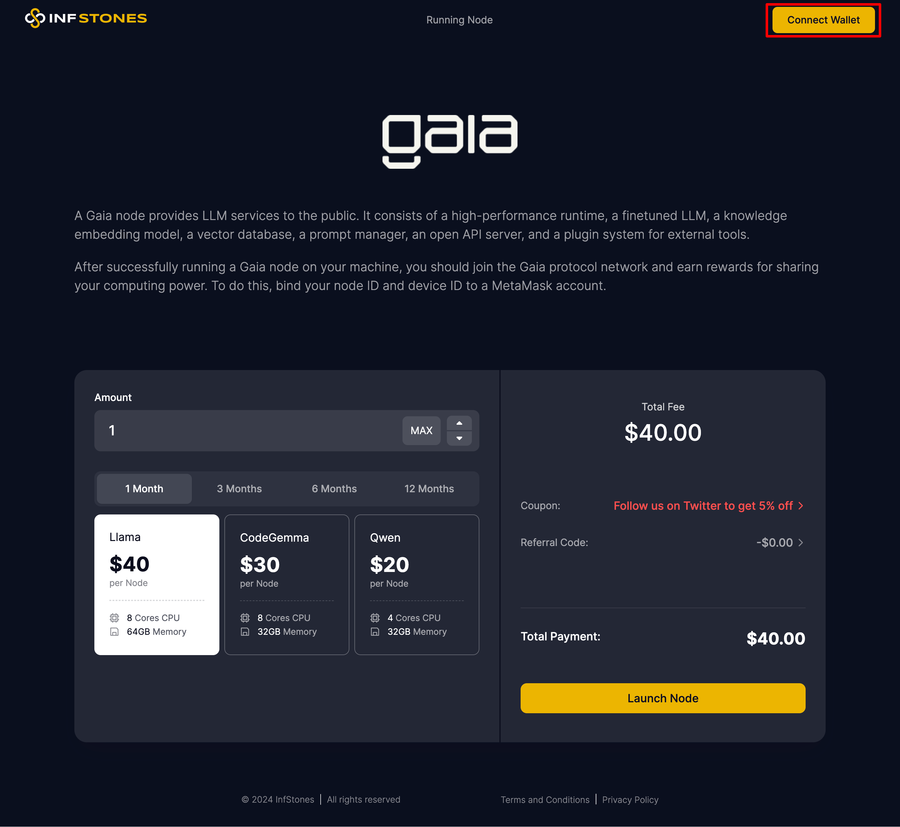 How to Run Your Gaia Node with InfStones and Earn Future Rewards