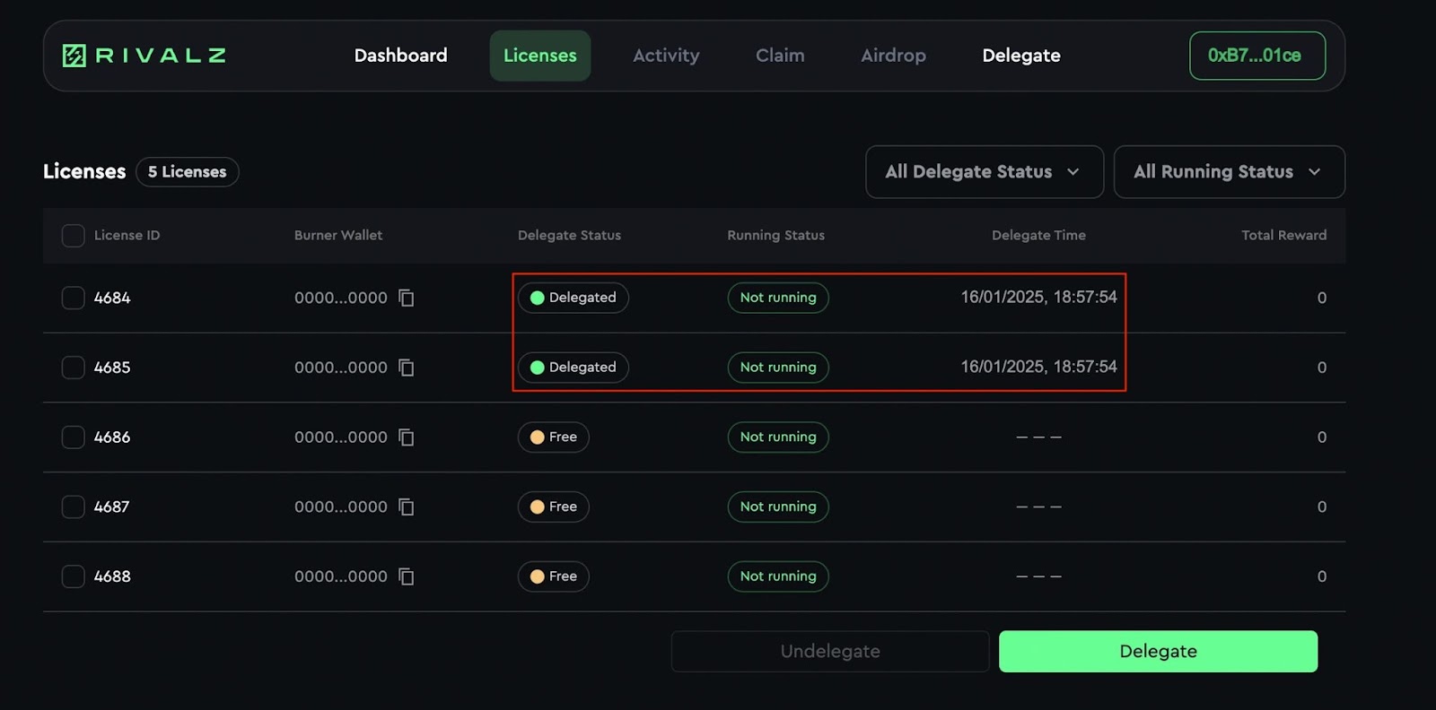 How to Setup Your Rivalz zNode Delegation with InfStones